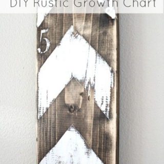 DIY Rustic Growth Chart