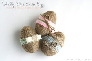 Shabby Chic Easter Eggs From Dollar Store Plastic Eggs - Taryn ...