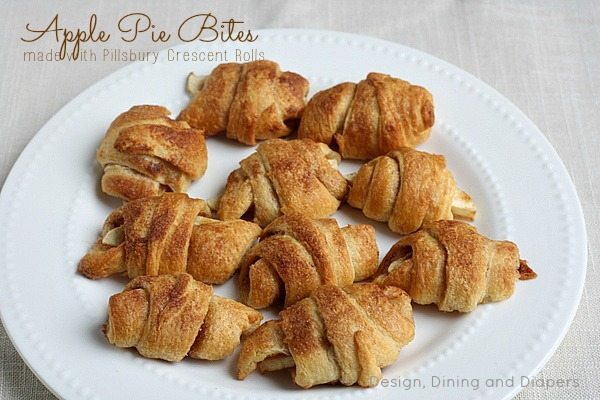 Apple Pie Bites Made With Pillsbury Crescent Rolls Taryn Whiteaker