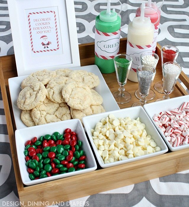 Christmas Cookie Decorating Station - Taryn Whiteaker Designs