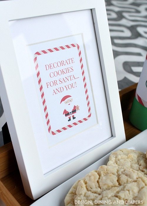 Christmas Cookie Decorating Station - Taryn Whiteaker Designs