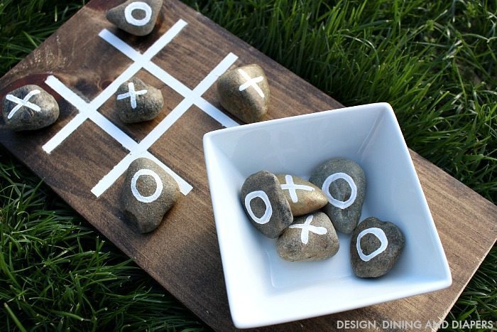 DIY Tic Tac Toe Game For On The Go - Taryn Whiteaker Designs