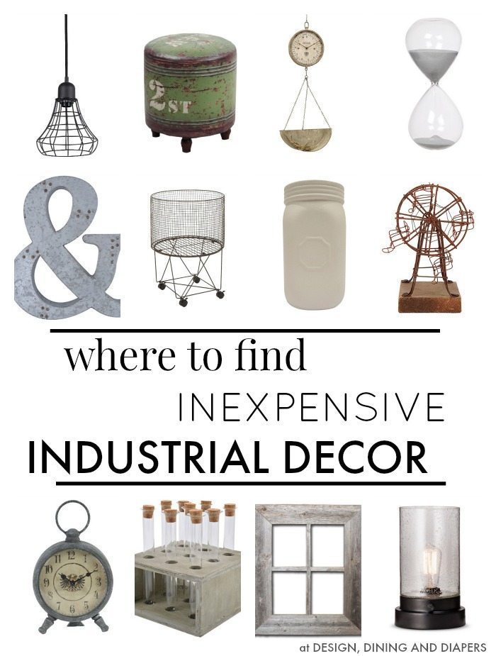 Illustration of Inexpensive Industrial Apartment Decor