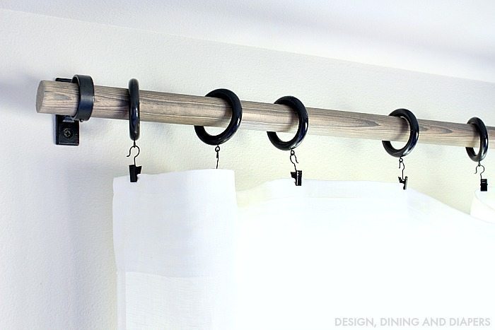 rustic curtain rods for sale