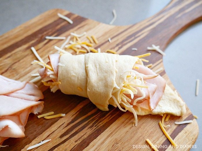 Turkey And Cheese Crescent Rolls An Easy Family Appetizer Or Snack