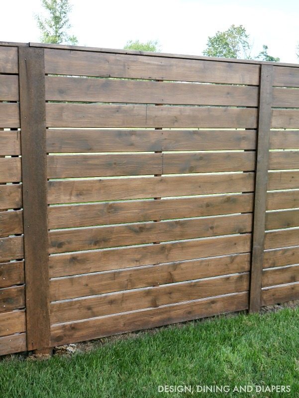 Horizontal Fence Design