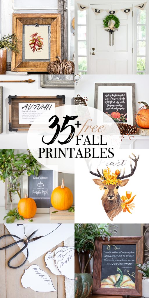 Sugar &amp; Spice Fall Bunting Printable - Taryn Whiteaker Designs