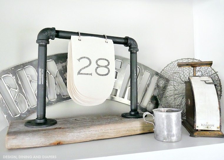 DIY Industrial Paper Towel Holder - Taryn Whiteaker Designs