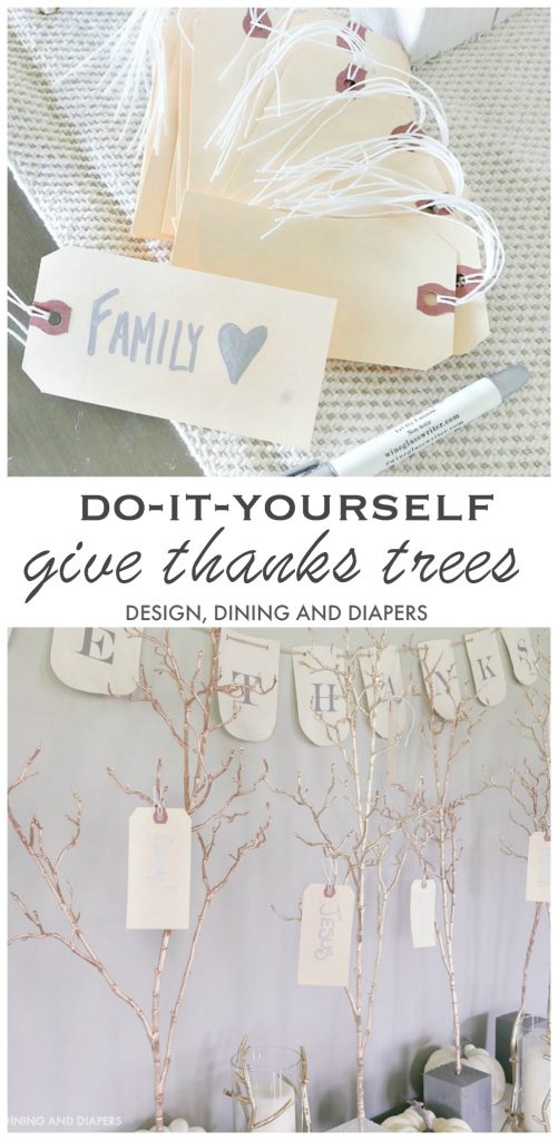 DIY Give Thanks Trees - Taryn Whiteaker Designs