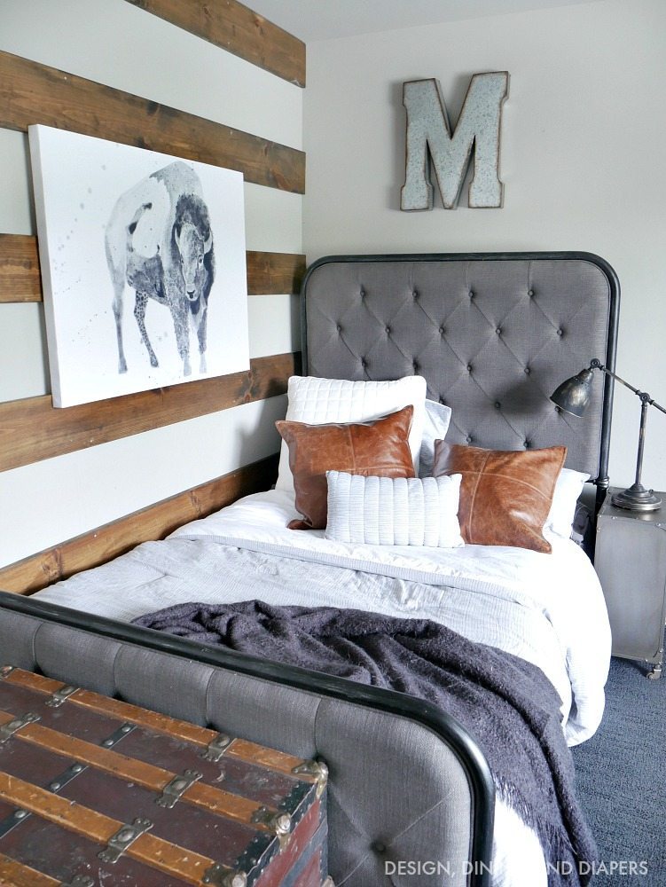 Rustic Modern Boy Room - Taryn Whiteaker Designs