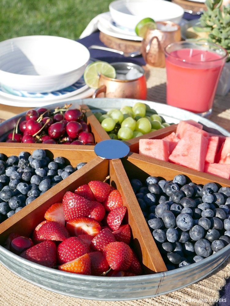 Easy summer entertaining ideas for your next backyard gathering, from fruit displays, what to prep ahead of time and more!