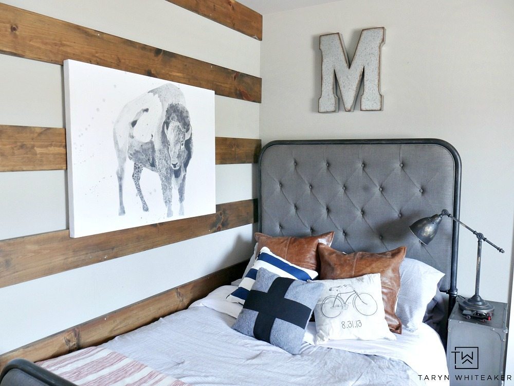 Industrial Farmhouse Boy Room 