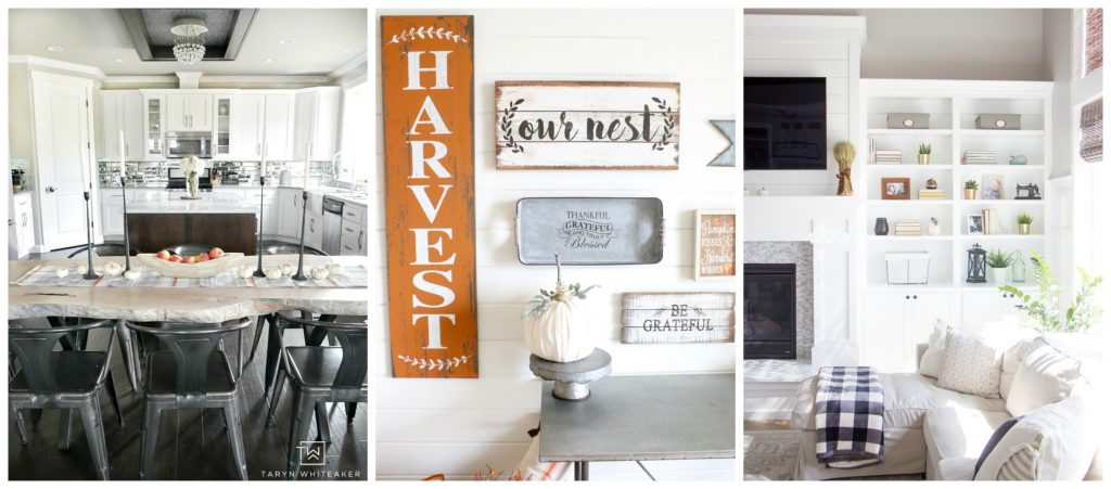 If you're looking for a post with tons of different and gorgeous fall decorating ideas then you have come to the right place! | Design Dazzle