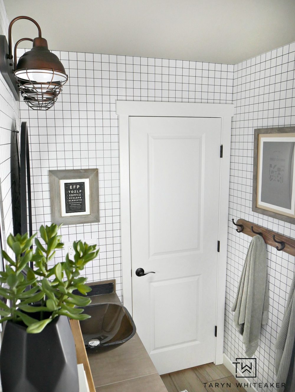 Kids Farmhouse Bathroom Decor - Taryn Whiteaker Designs