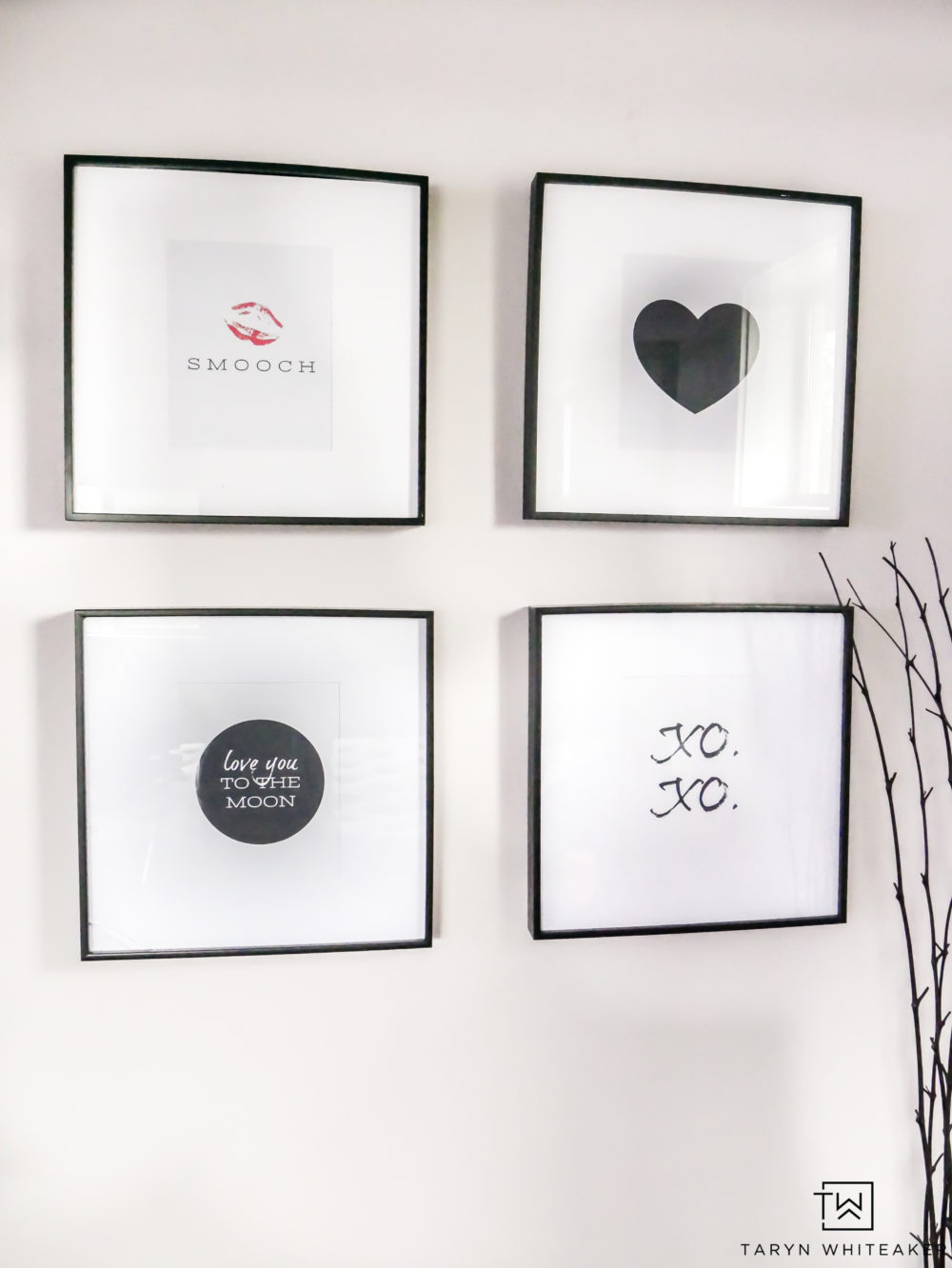 Like clean modern decor but also want to add a little Valentine's Day flare to your home? Download these Free Minimalist Valentine's Day Printables! 