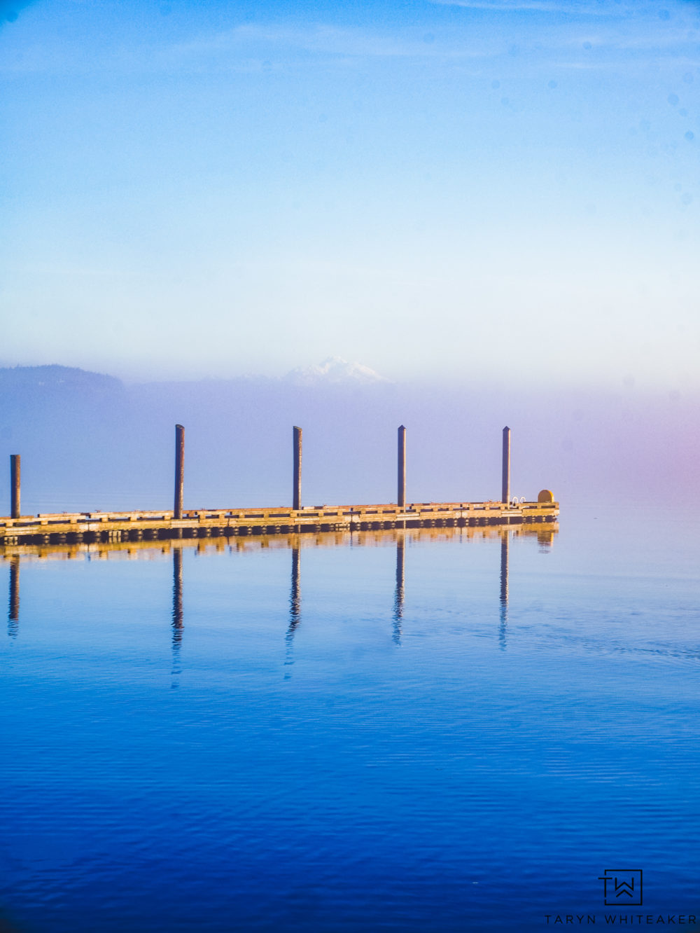 Winter time in Coupeville, Washington on Whidbey Island. 