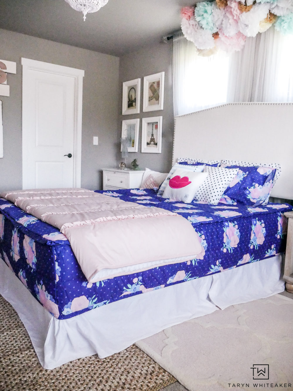 Beddy's Bedding - Cute and fun little girls room with new zipper Beddys Bedding! Just zip on and off for easy use!