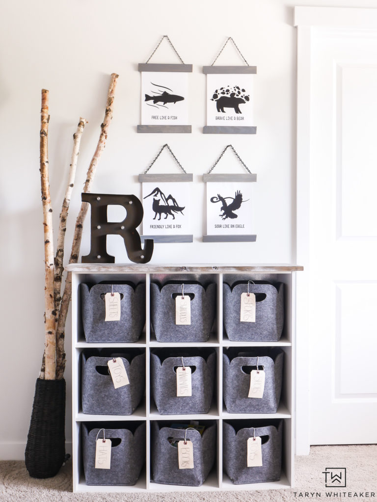 Black and White Woodland Prints - Taryn Whiteaker Designs