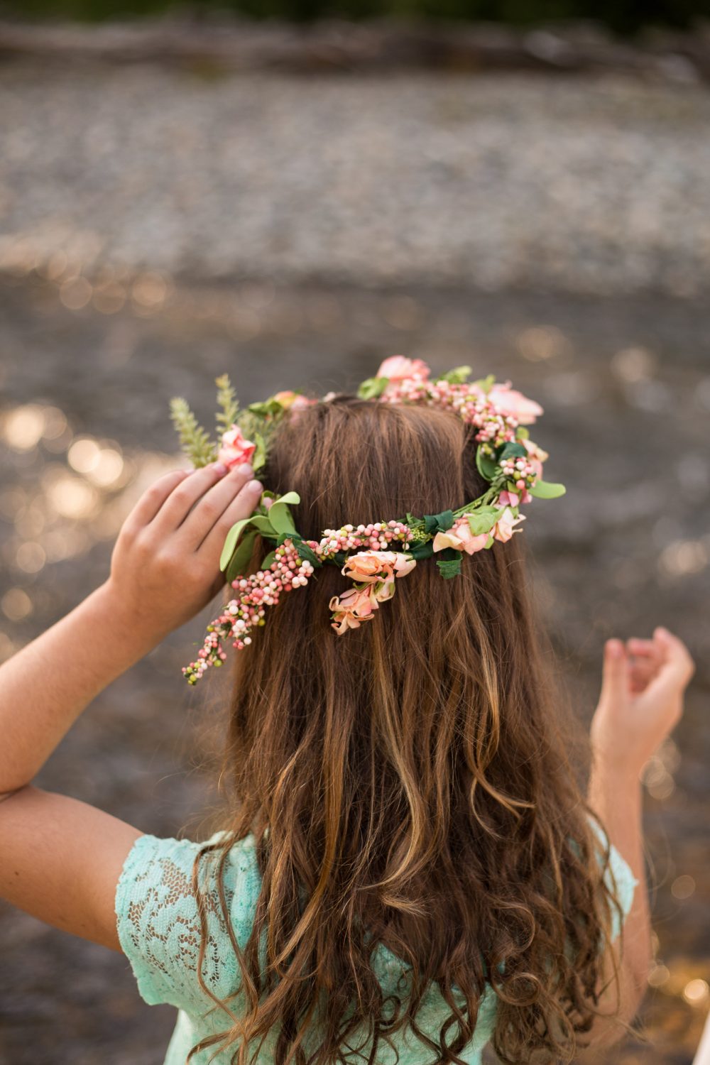 Learn how to make your own DIY Flower Crowns for your next party or adventure! This simple craft can be made in a few minutes!