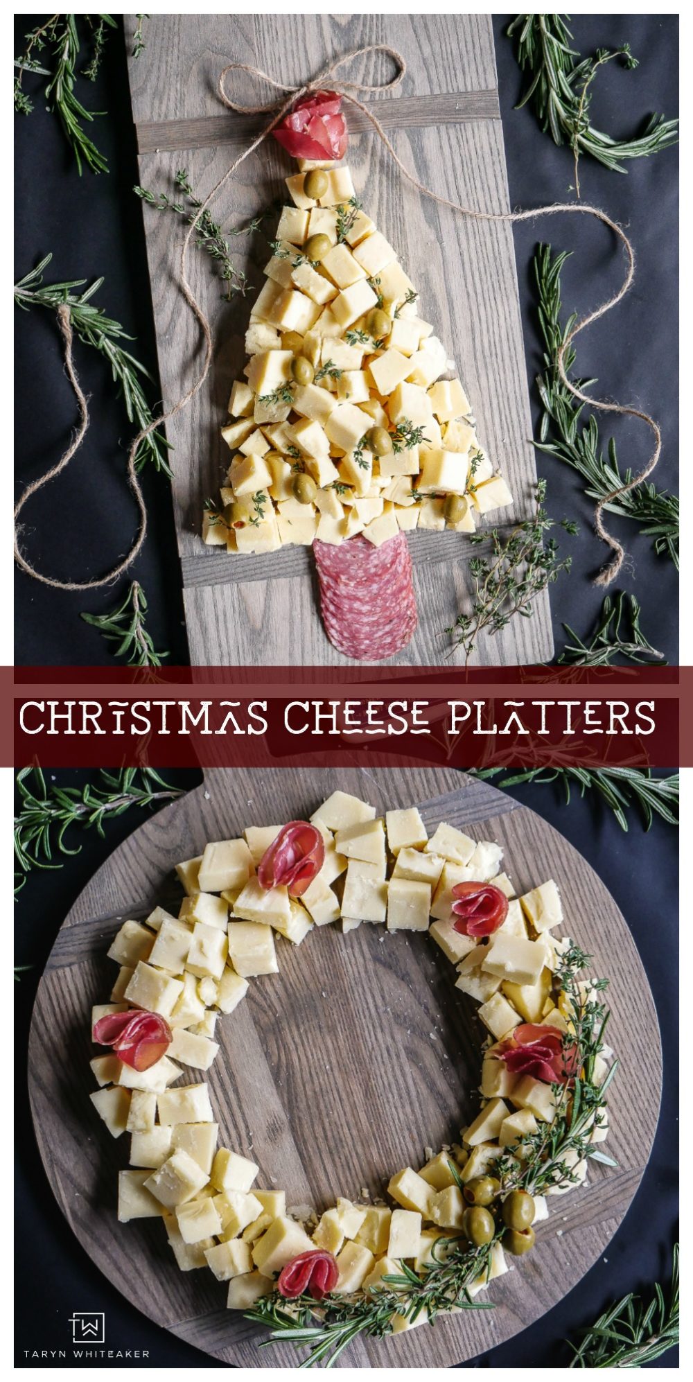 Easily create one of these Christmas Cheese Boards for your next holiday party! From a Christmas Tree Cheese Plate to a Cheese Wreath, these are too cute and elegant!