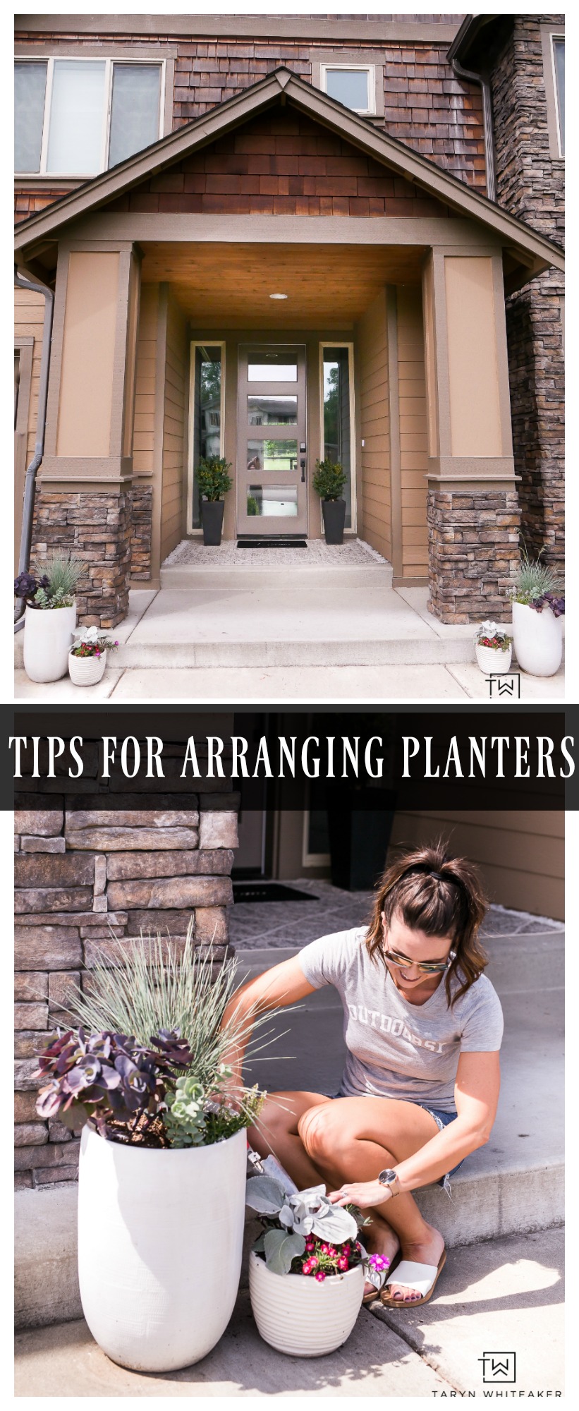 Gardening this summer? Here are a few tips for arranging planters for your porch!