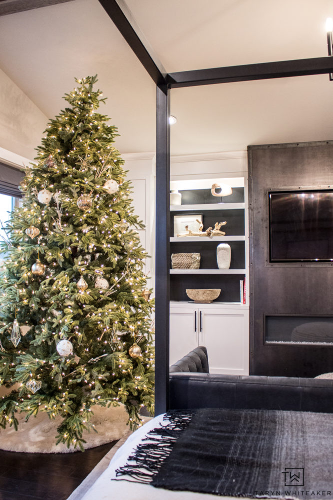 Christmas Tree In The Bedroom - Taryn Whiteaker Designs