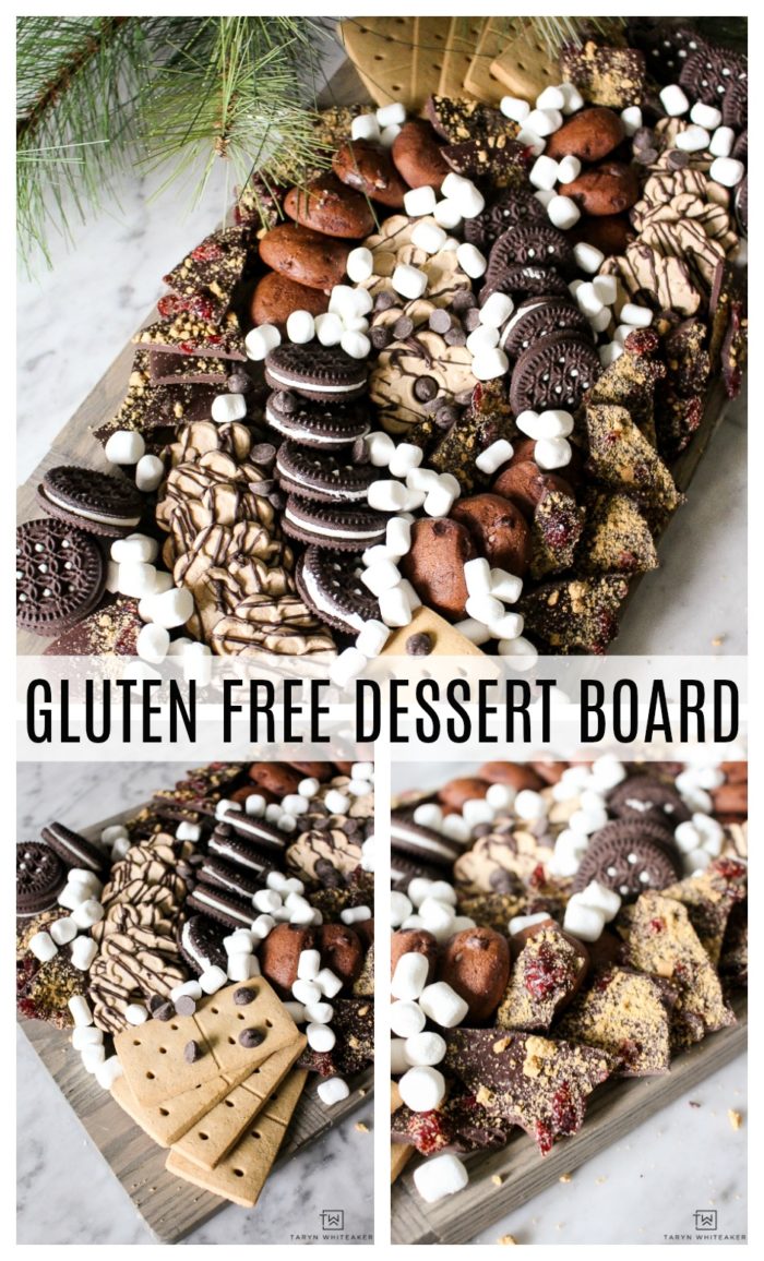 Learn how to create this gluten free dessert board using tons of delicious store bought gluten free cookies and desserts! 