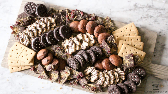 Learn how to create this gluten free dessert board using tons of delicious store bought gluten free cookies and desserts! 