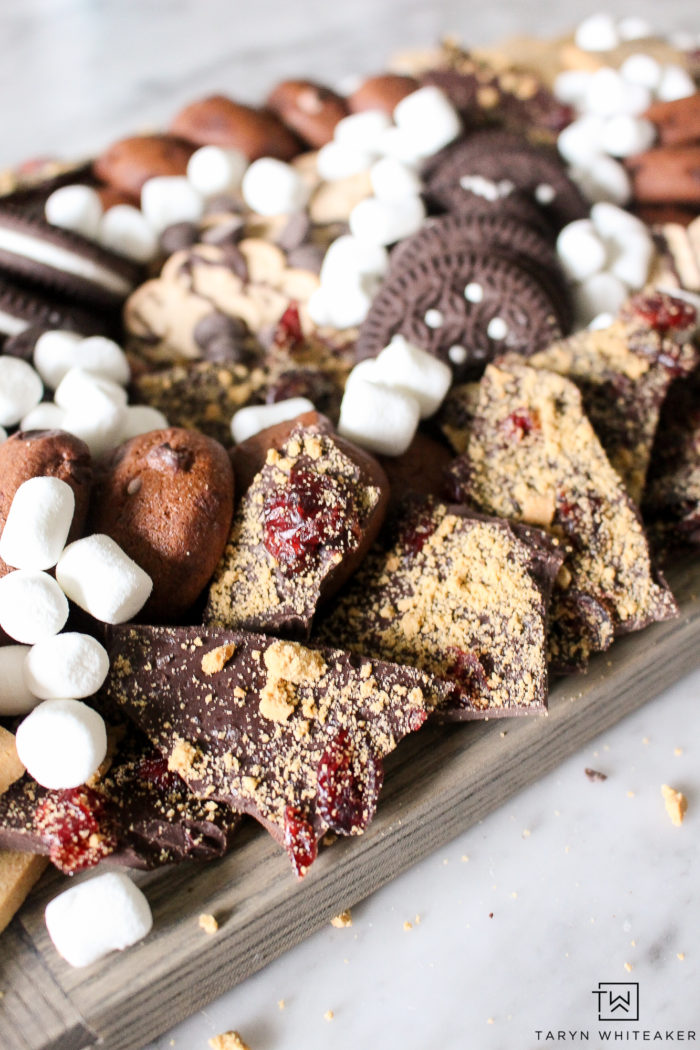 Delicious dessert charcuterie board made with gluten free products!