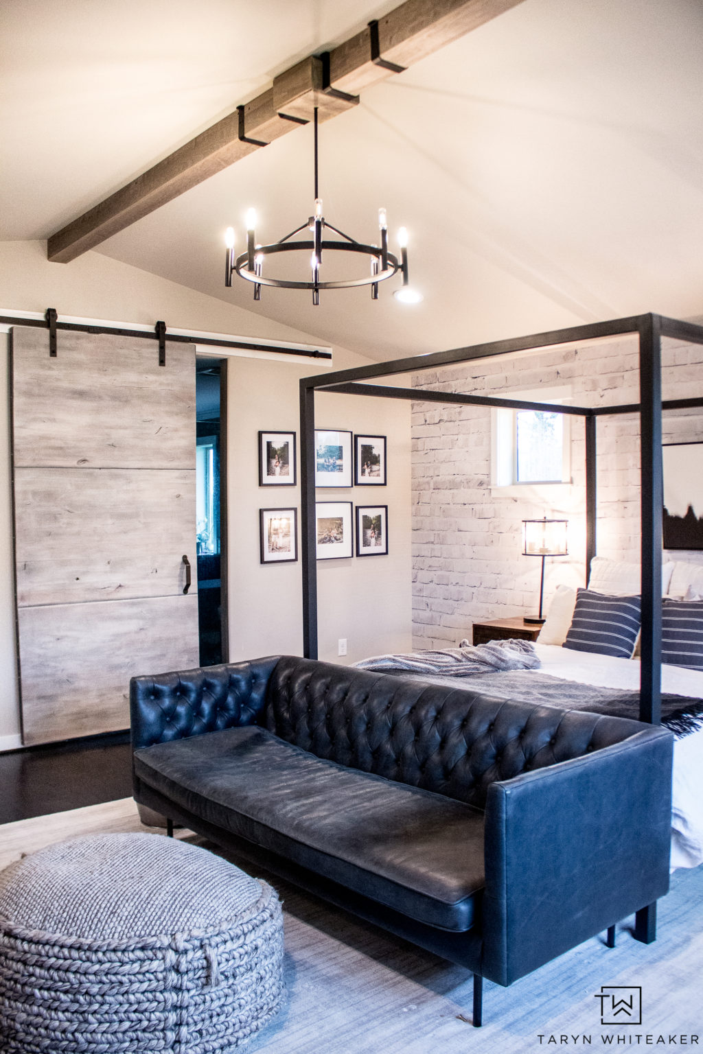Black and White Master Bedroom Reveal - Taryn Whiteaker Designs