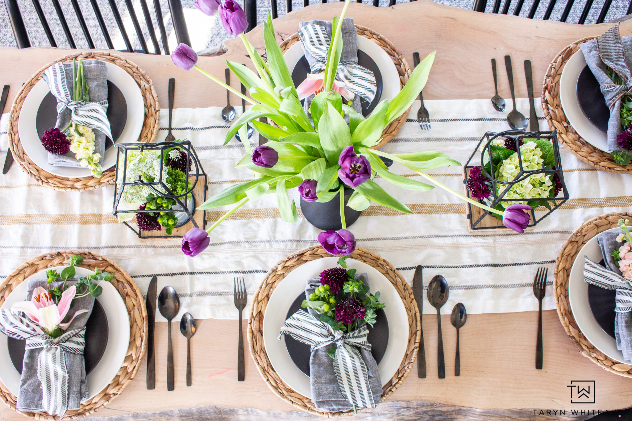 Spring Floral Table - Taryn Whiteaker Designs