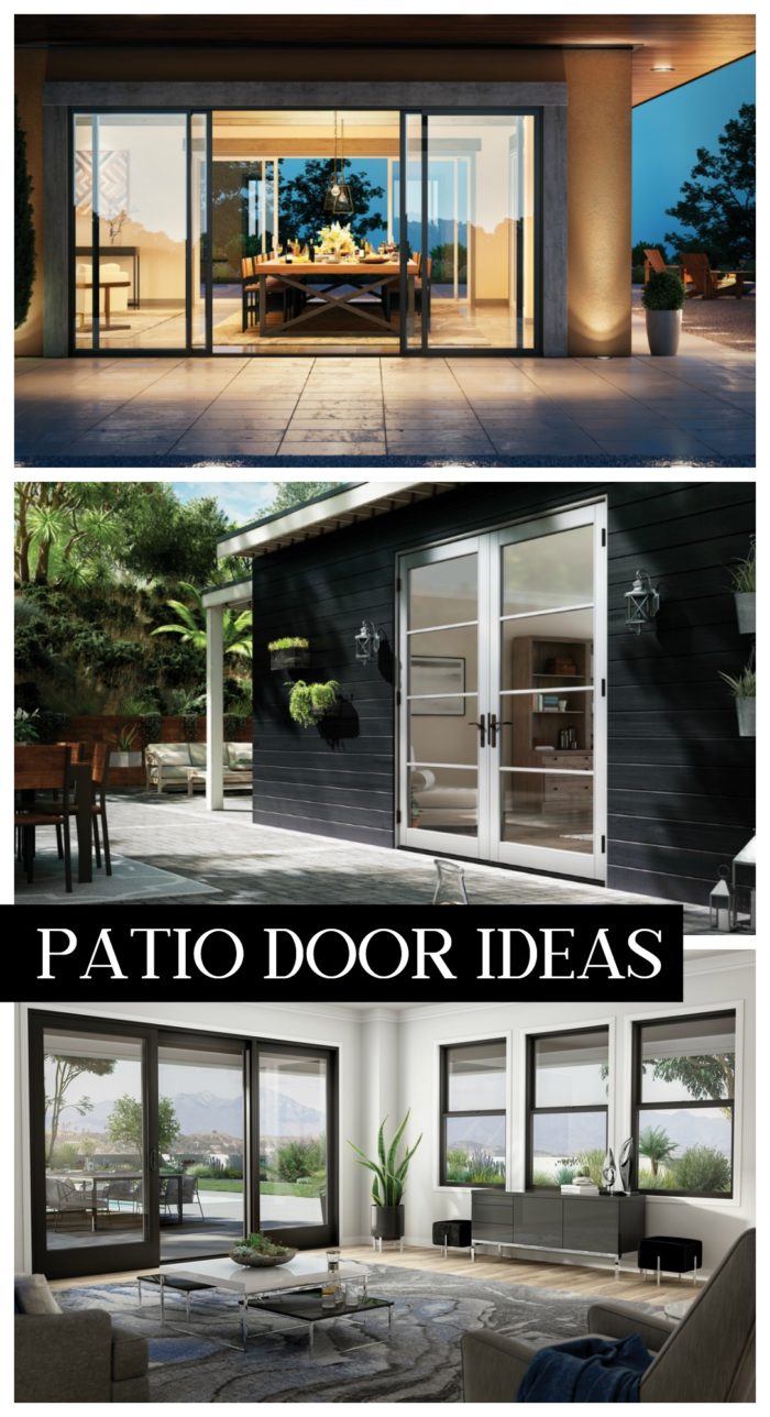 Tons of patio door ideas to open up your home from simple sliding doors to full moving glass walls. 