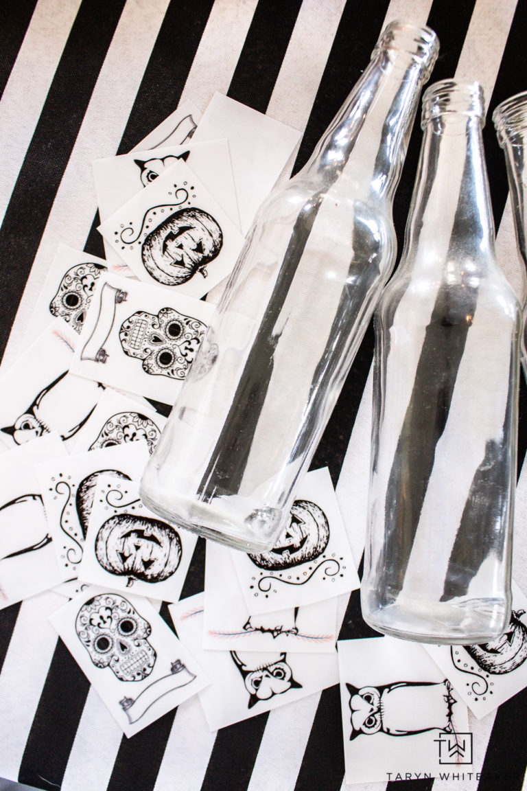 Free Halloween Bottle Printables - Taryn Whiteaker Designs