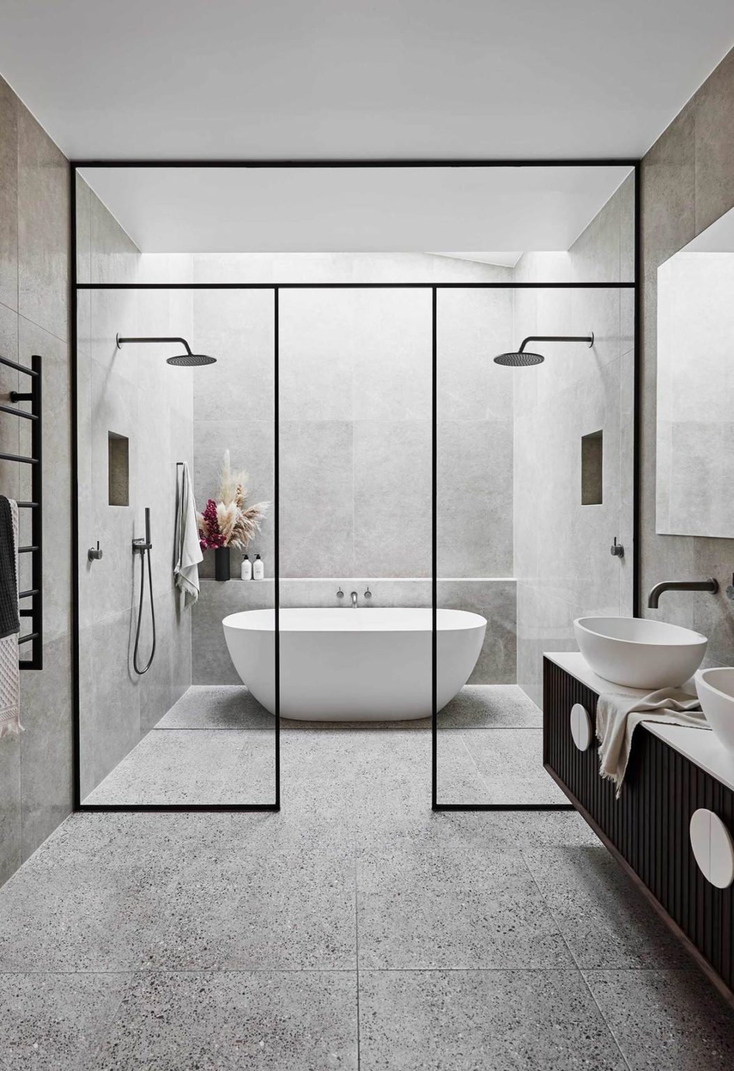 Modern Neutral Bathroom Ideas Taryn Whiteaker Designs