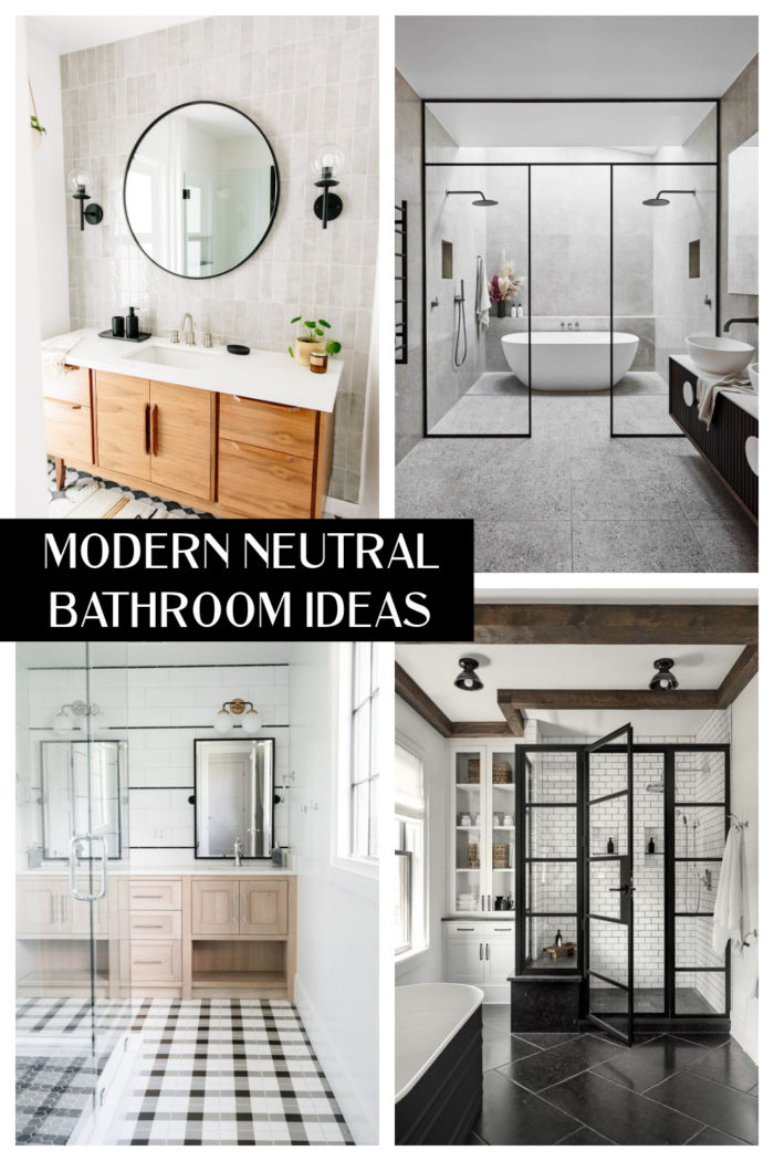 Modern Neutral Bathroom Ideas Taryn Whiteaker