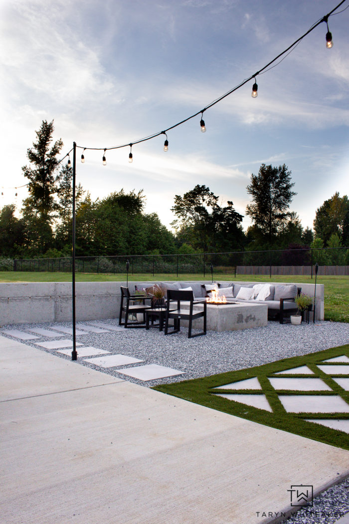 DIY Outdoor Patio String Lights