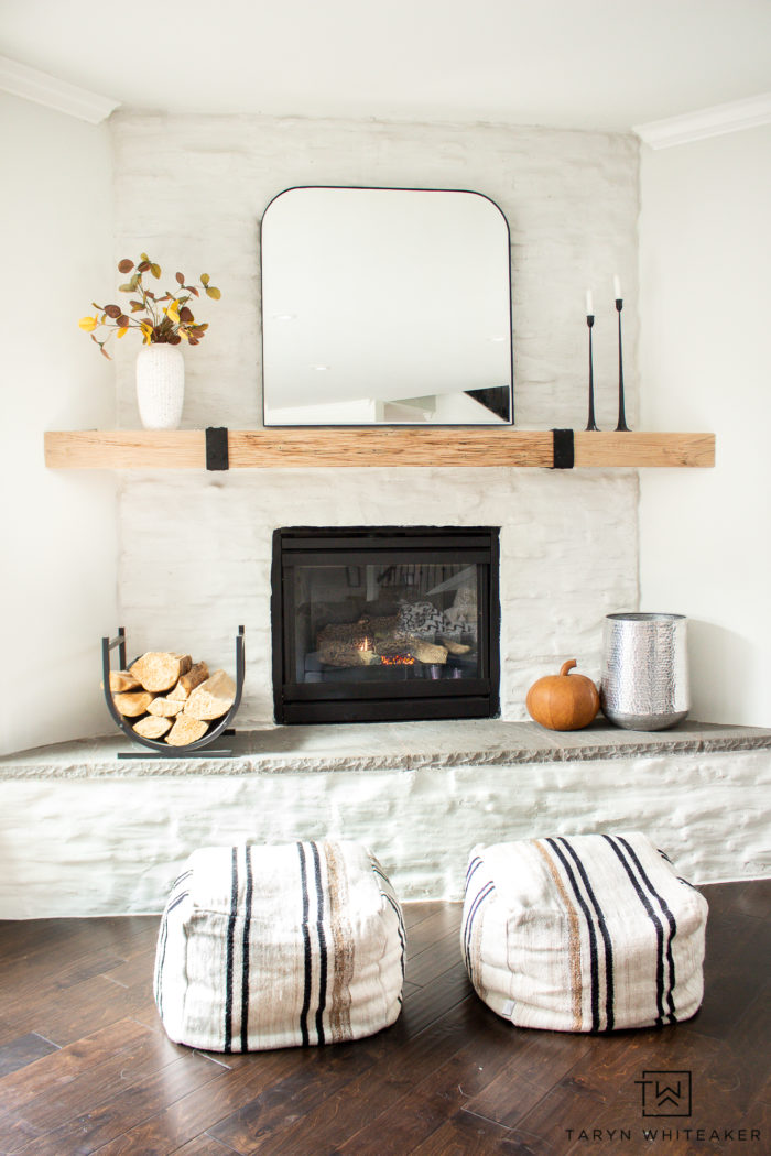 Fall Mantel and a Craft Project - Our Southern Home