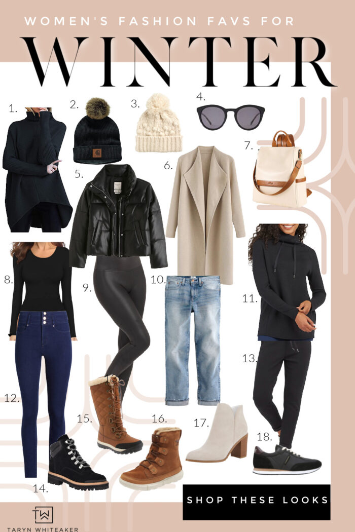 A collections of Women's Winter Fashion Finds for the neutral clothing lovers. Winter staples that you can mix and match all season. 