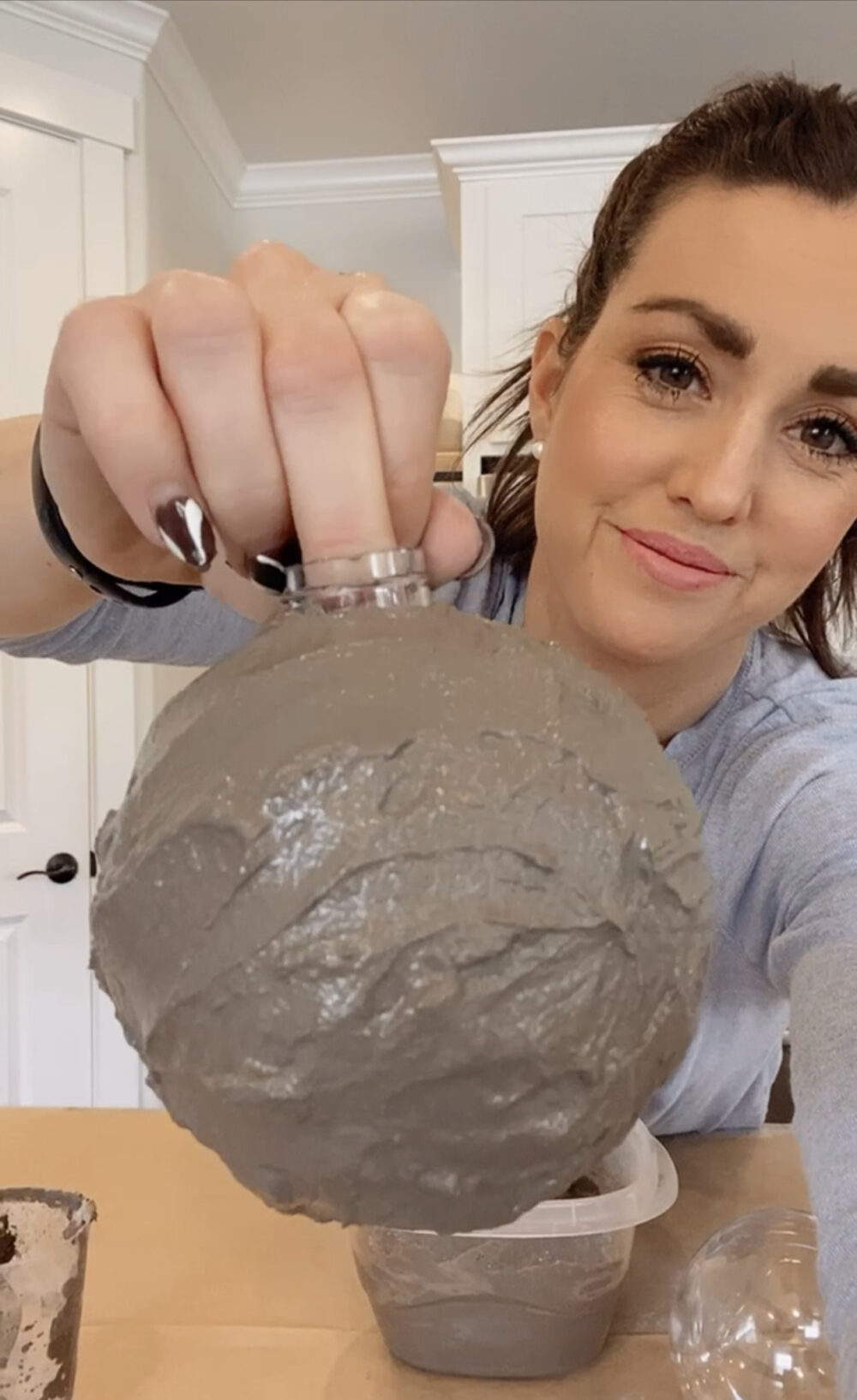 DIY Concrete Christmas Ornaments Taryn Whiteaker Designs