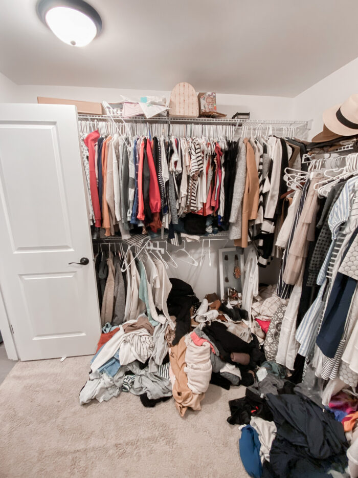 A Closet's Wire Shelving Becomes a Design Feature - Before and After Photos