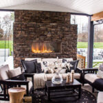 Covered Outdoor Living Space Decor