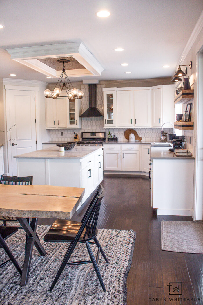 Installing Open Shelving In Kitchen - Taryn Whiteaker Designs