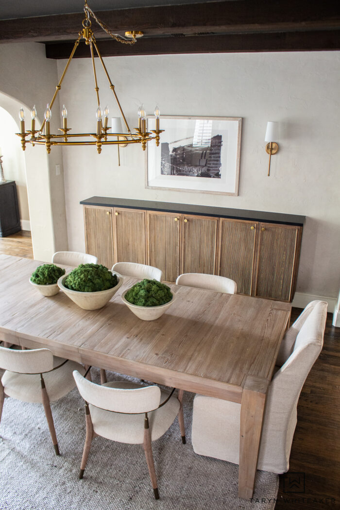 Modern Transitional Dining Room - Taryn Whiteaker Designs