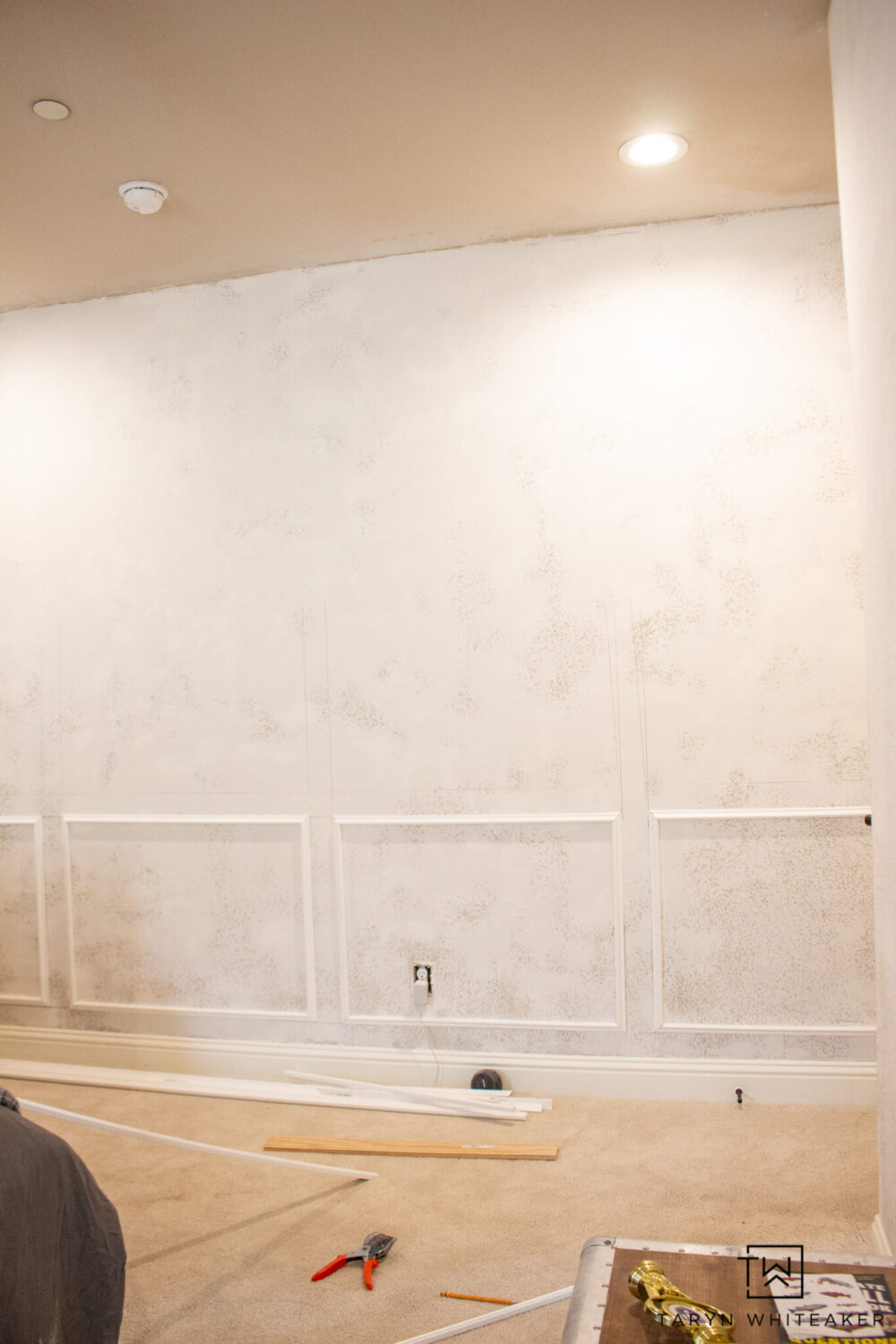 How To Install Picture Frame Moulding - Taryn Whiteaker Designs
